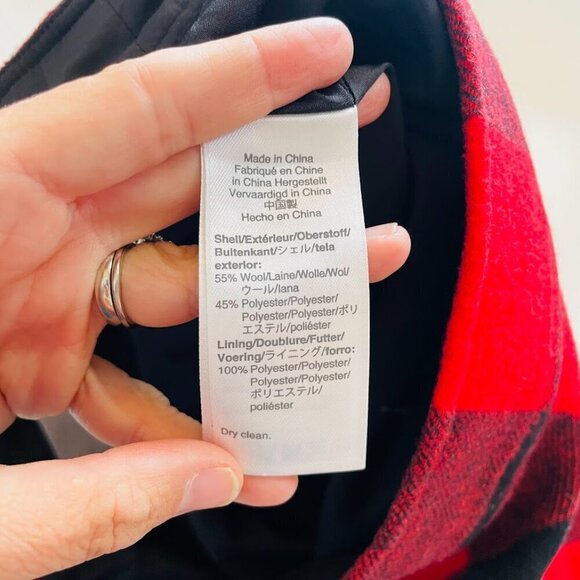 NWT J. Crew Skirt Buffalo Plaid Red Black Wool A Line Holiday Knit Sweater Boot - Picture 8 of 10